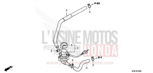 VALVE INJECTION D'AIR FJS600AB de 2011